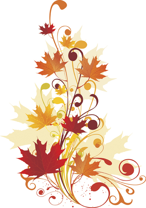 Colorful Autumn Lines Vector graphics - 4