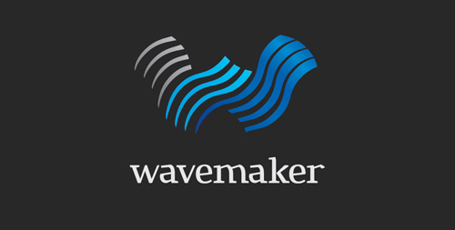 Wavemaker Logo & Visual Identity #logo #design