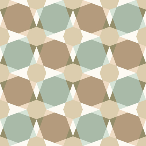 Square Seamless Pattern Vector Graphic - 5