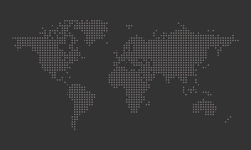 Dotted World Map Vector - 6