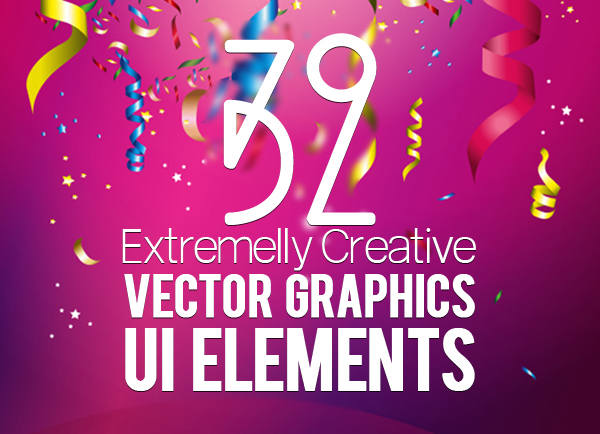 32+ Extremelly Creative Vector Graphics UI Elements for Designers