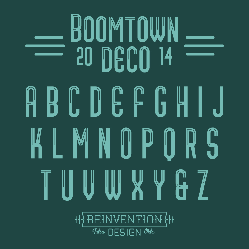 Boomtown Deco (Free Font)