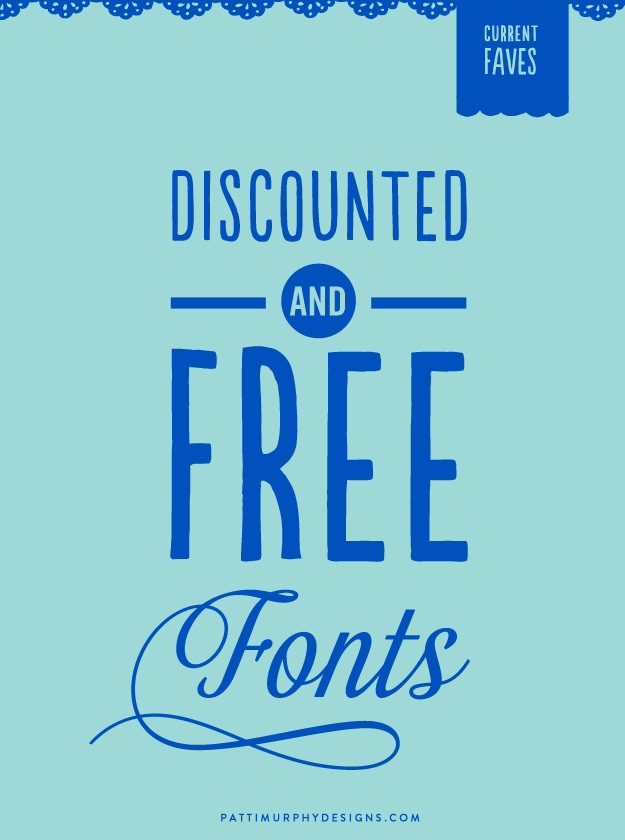 Discounted & Free Font Round Up