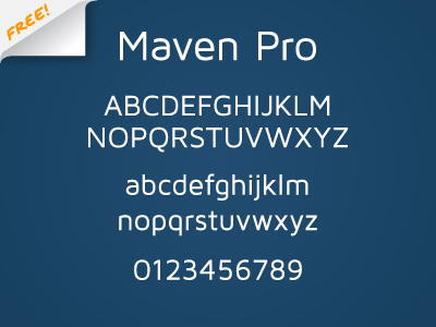 Maven Pro - FREE FONT