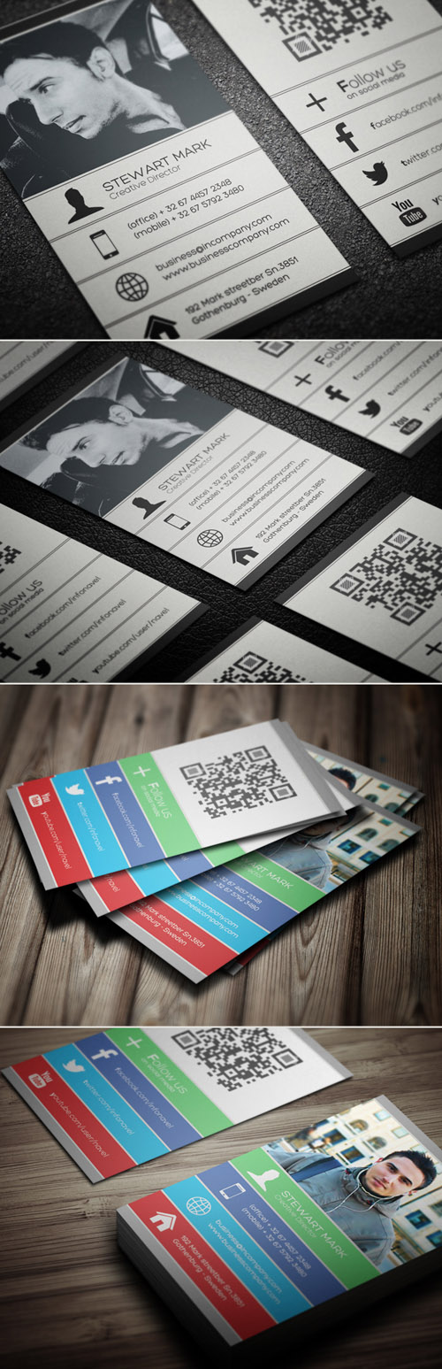 Social Business Cards Design-16