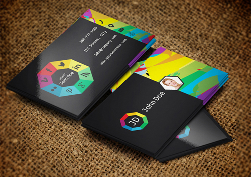 Social websites Business Cards Design-22
