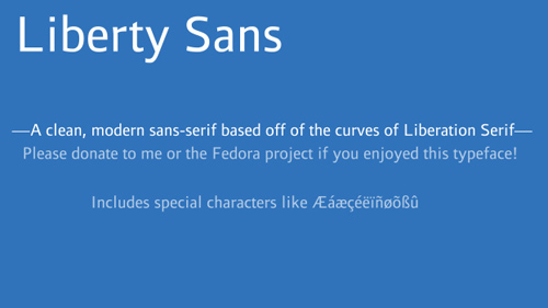 Liberty Sans
