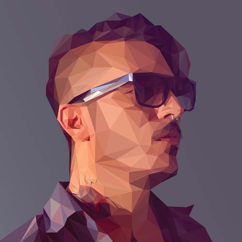 Adobe Illustrator & Photoshop tutorial: Create a low-poly portrait