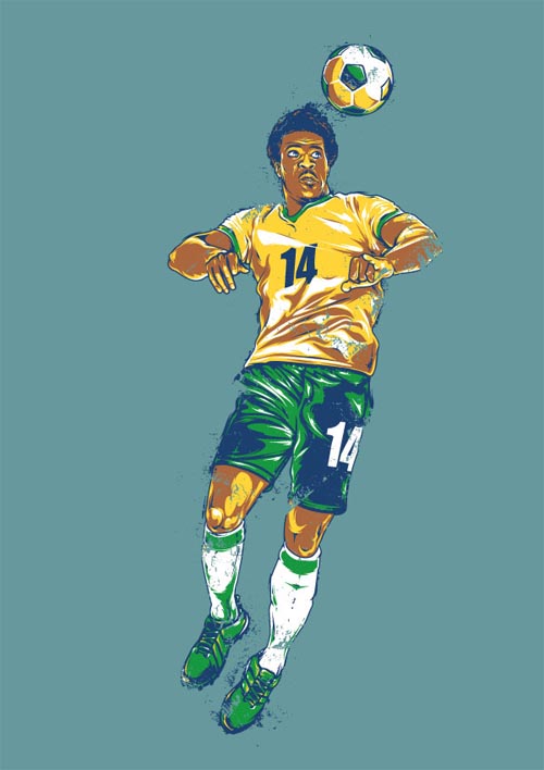 Create a Retro Footballer in Adobe Illustrator for the World Cup