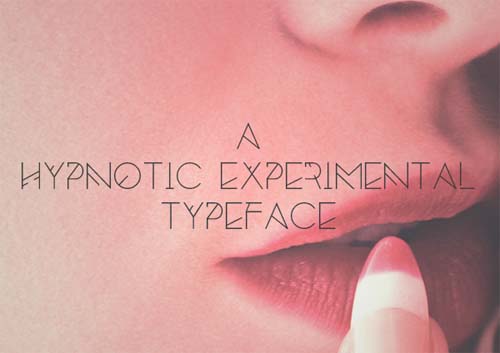 Silent Lips - Experimental Free Font