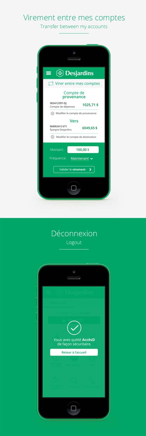 Desjardins App - Redesign Concept