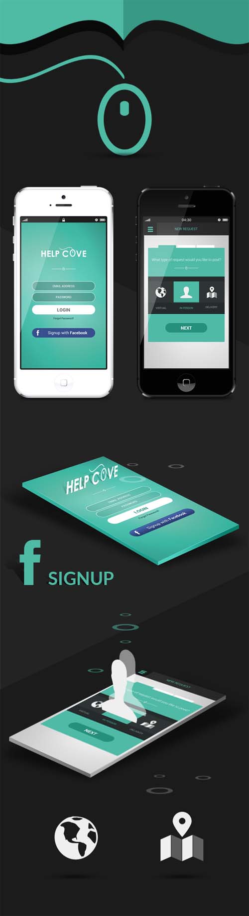 Helpcove Iphone Apps Design