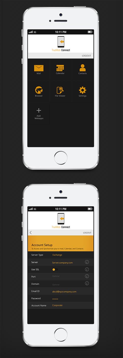 Mobile UI Design