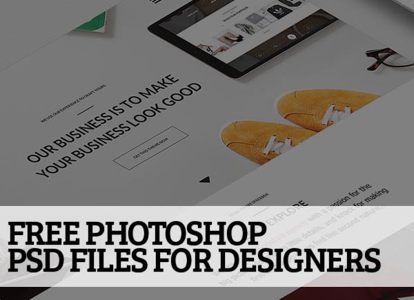 25+ Free Photoshop PSD Files For Designers