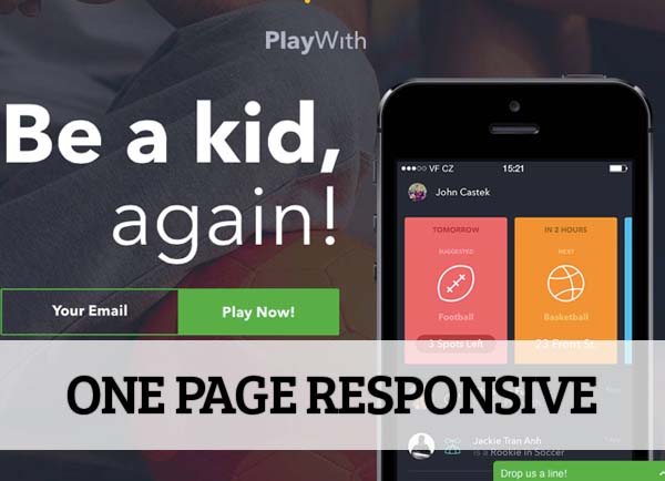 30 One Page Responsive Website Designs Examples for Inspiration