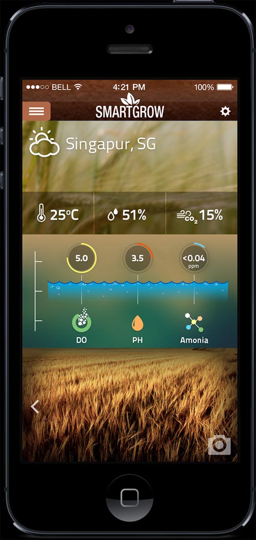Smart Grow Mobile UI Design