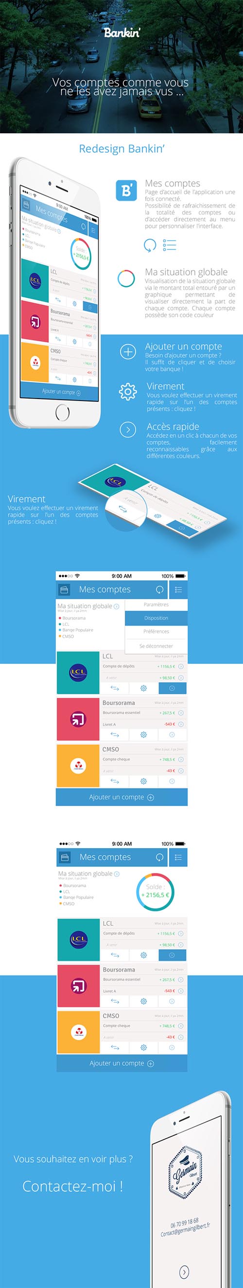Bankin' - Concept App - UI/UX
