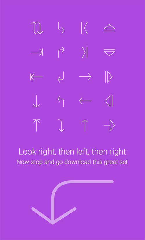 20 Free Arrow Icons