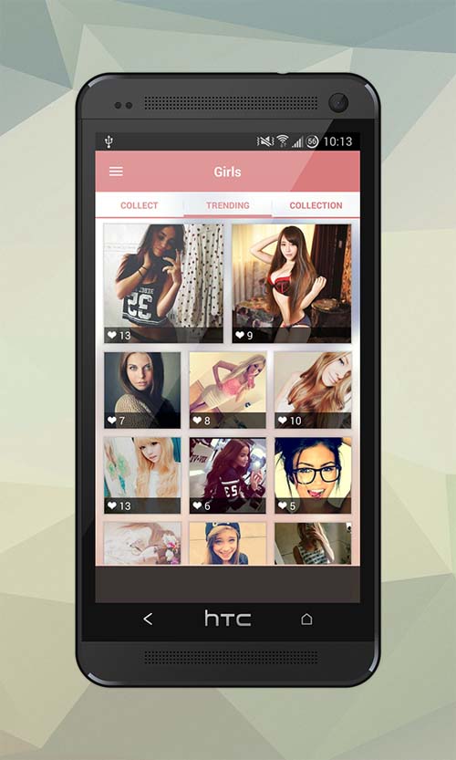 Collect UI Designs (Photo Collecting App)