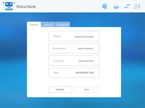 Mobile banking application
