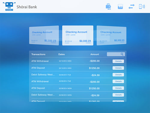 Mobile banking application