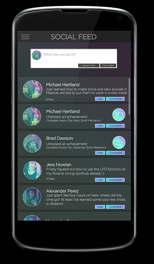Synthub - Mobile App Design