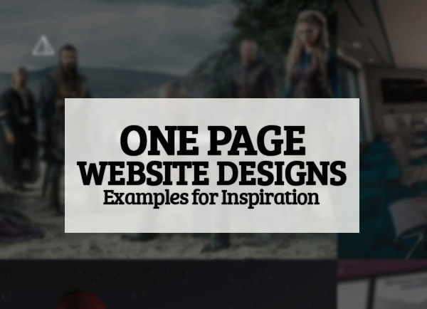 Best One Page Website Designs - 42 Examples Inspiration