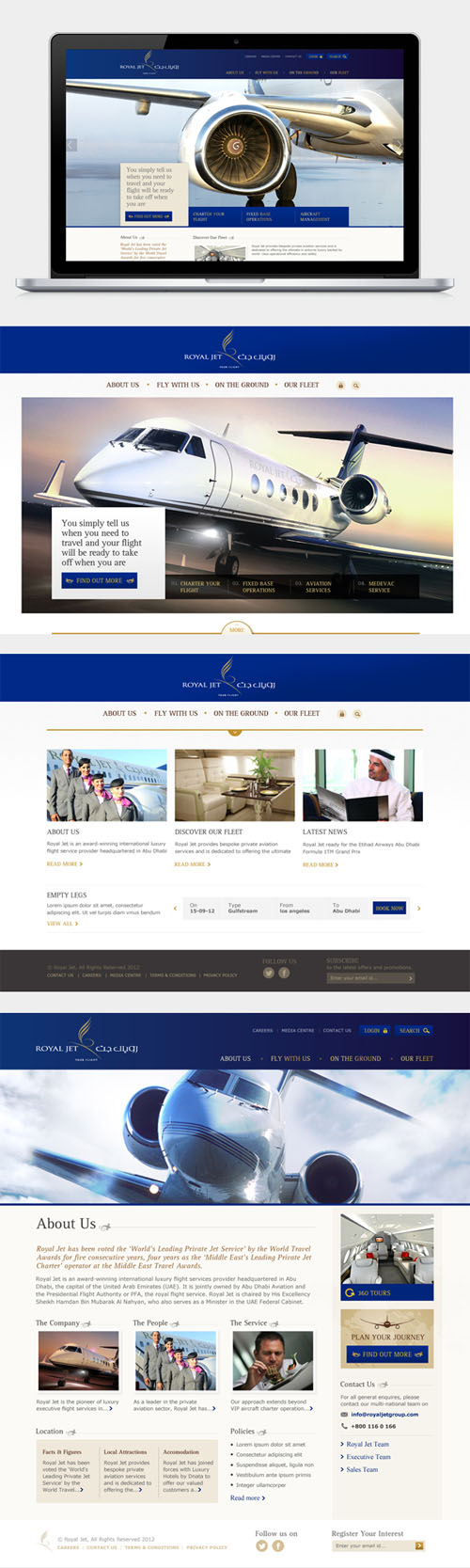 Royal Jet Website