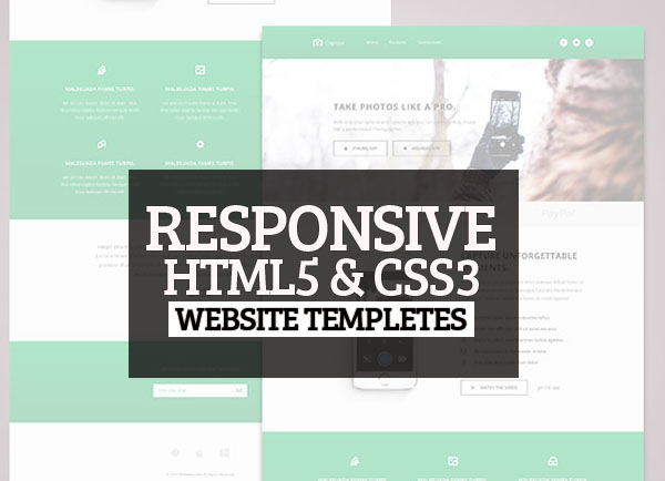 12 Amazing Creative Responsive HTML5 & CSS3 Templates
