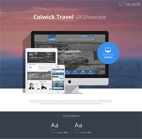 Colwick Travel UX Web Design