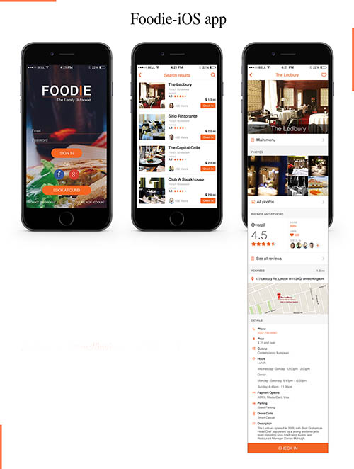 Foodie-iOS app