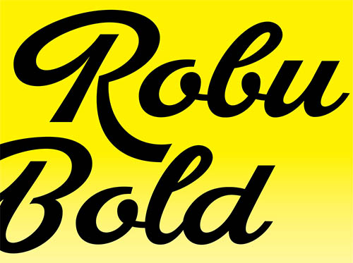 FONTS: Robu Bold By Andrei Robu