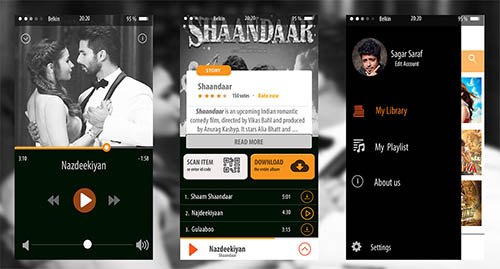 Music Player App! By Swapnil Saraf