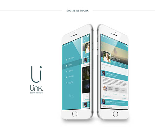 6 Free mobile app UI designs (Social, Dating, Hotel By Serhiy Kozachuk