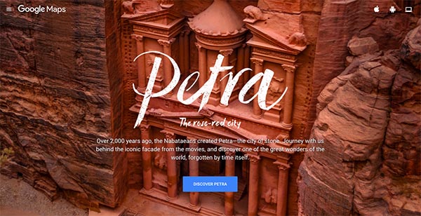 Petra in StreetView By Google Brand Studio
