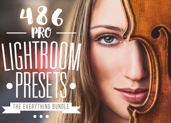 450+ Professional Lightroom presets for Photographers and Designers.
