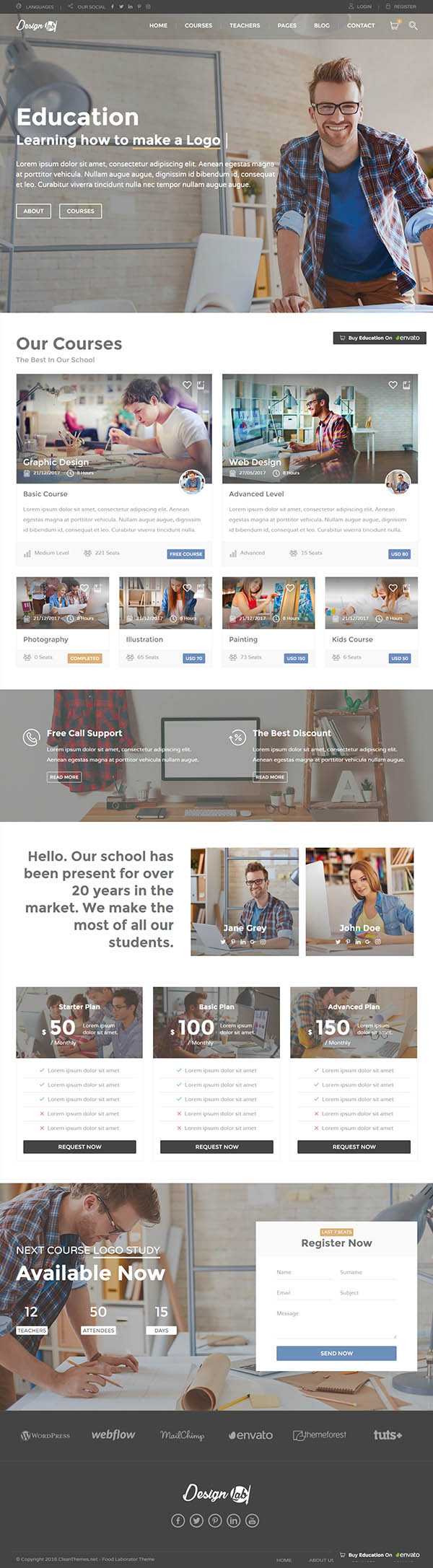 Education - Education Learning Theme For Education Courses School HTML