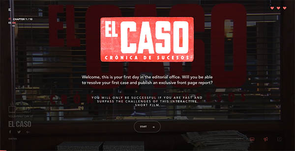 El Caso - Interactive Short Film By Lab RTVE.es