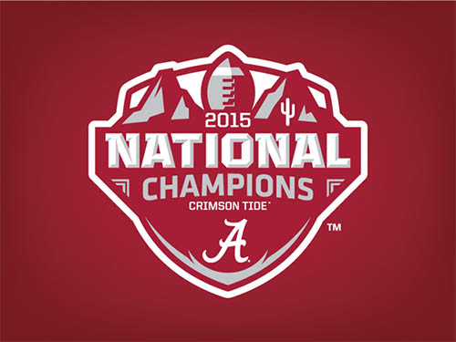 Alabama 2015 National Champions Logo Concept by David Port