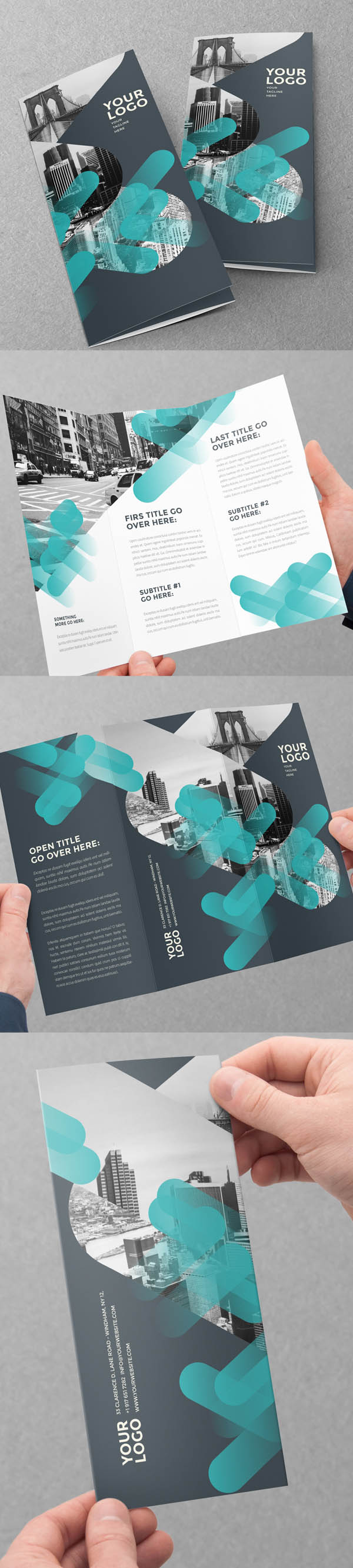 Modern Creative Tri-Fold Brochure Design