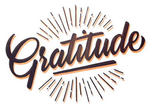 Gratitude – linoprint