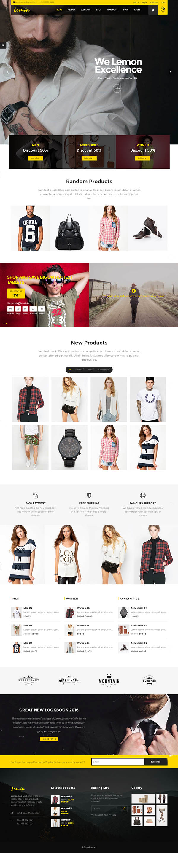 Lemon : A Clean and Smooth WooCommerce WordPress Theme
