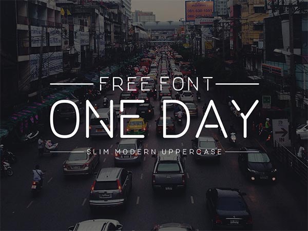 ONE DAY Free Font