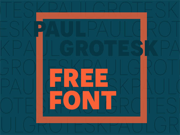 Paul Grotesk Free Font