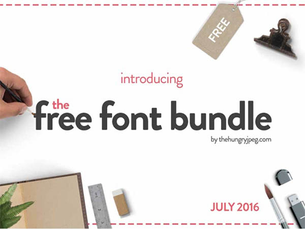 The Free Font Bundle