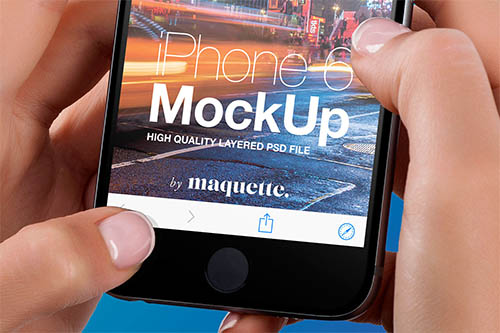 iPhone 6 Mockup By Maquette ™