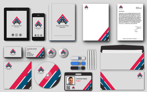 Accountants and Auditors Association Branding Design by Mohamed Shaban