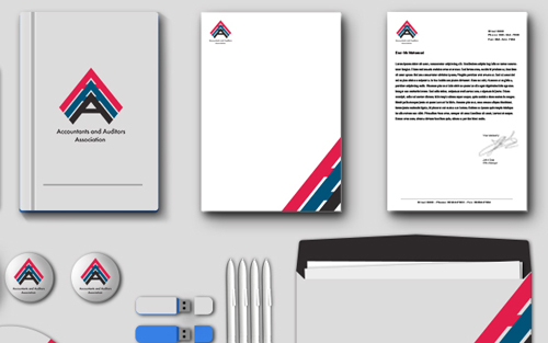 Accountants and Auditors Association Branding Design by Mohamed Shaban