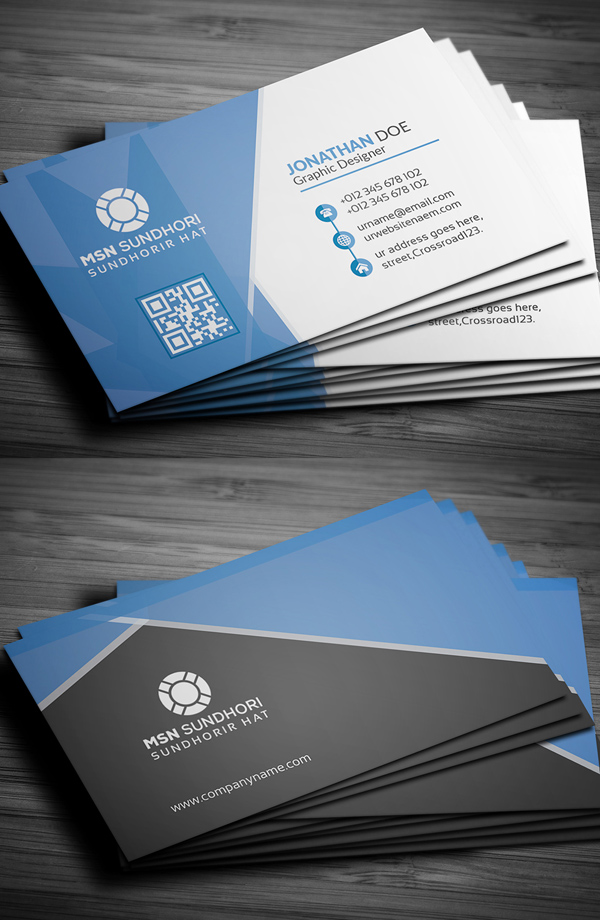 Business Card Template for Corporate Business
