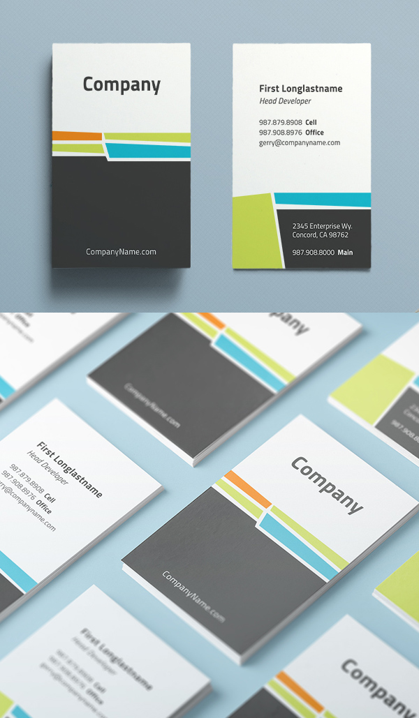 Clean + Quirky Business Card Design